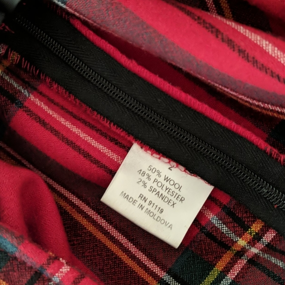 Boston Proper plaid ankle pant - Picture 6 of 6